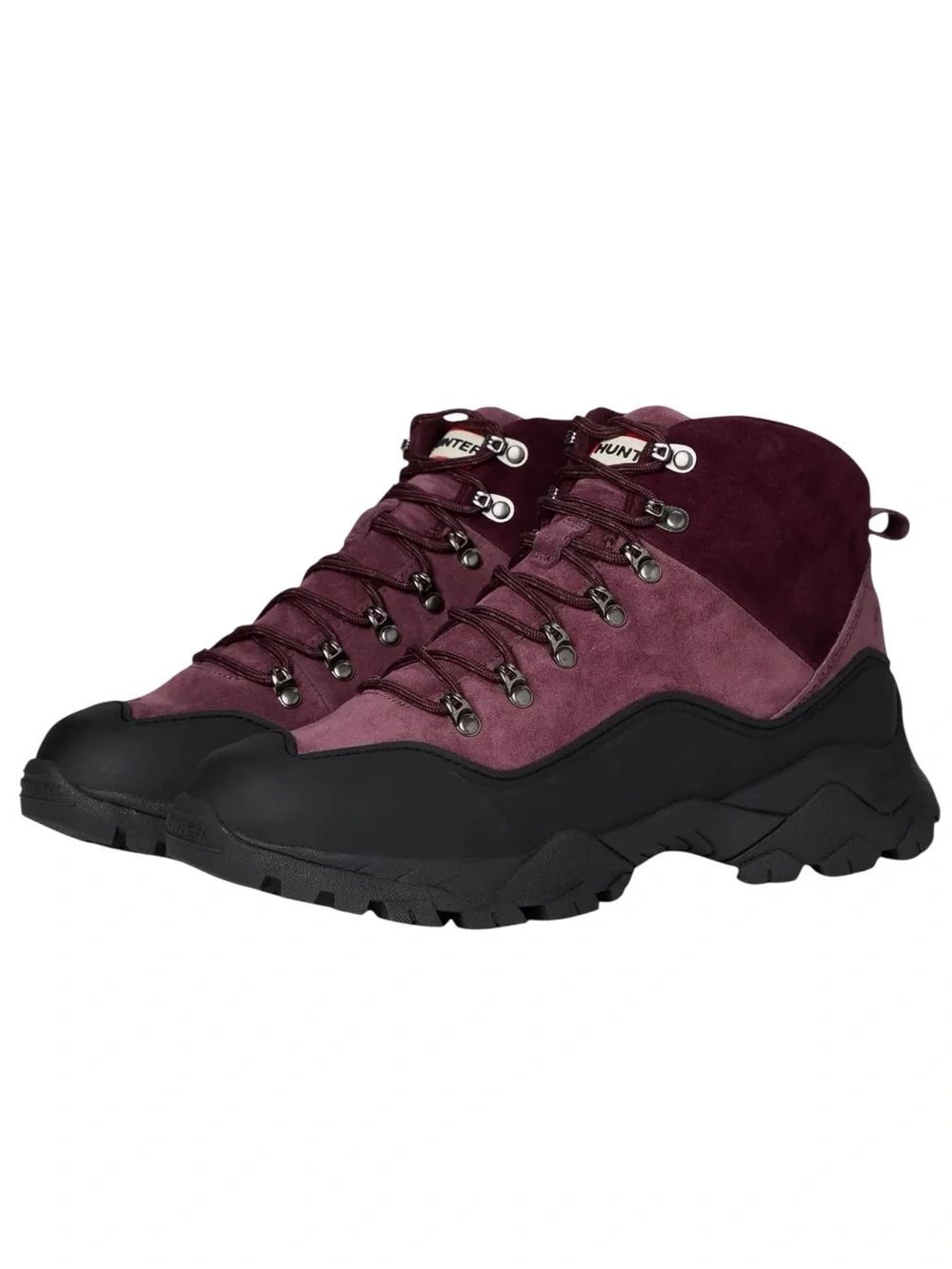HUNTER JASPER WATERPROOF BOOTS, Dark Red Suede, Women’s size 11, NWT No box